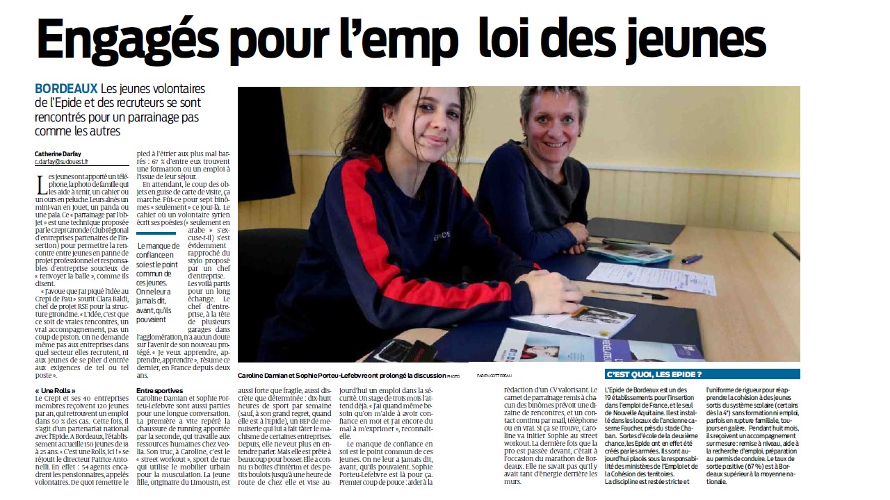 Article Sud Ouest